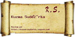 Kuzma Sudárka névjegykártya